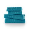 Lobster Creek Kaleidoscope Turquoise Towels on white