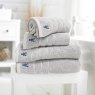 Lobster Creek Kaleidoscope Silver Towels Lifestyle