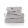 Lobster Creek Kaleidoscope Silver Towels on white