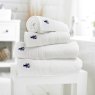 Lobster Creek Kaleidoscope White Towels lifestyle