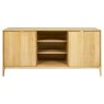 Ercol Romana Open Medium Sideboard front on image of the sideboard on a white background