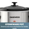 Daewoo 1.5L Slow Cooker stoneware pot