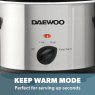 Daewoo 1.5L Slow Cooker keep warm mode