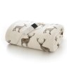 Deyongs Sterling Stag Heated Throw White