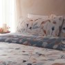 Drift Home Blue Anya Duvet Cover Set Close up