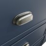 Heritage Editions Blue 6 Drawer Chest close up image of the chest on a white background