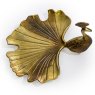 McGowan Rutherford Antique Gold Peacock Trinket Dish top view