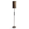 McGowan Rutherford Industrial Metal Franklin Floor Lamp With Tall Cylinder Shade