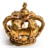 McGowan Rutherford Antique Gold Regal Crown Ornament