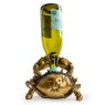 McGowan Rutherford Antique Gold Thirsty Crab Wine Bottle Holder