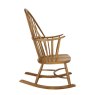 Ercol Chairmakers Rocking Chair side on image of the chair on a white background