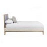 Anders Cashmere Bed Frame side on image of the bed on a white background