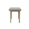 Anders Cashmere Dressing Stool side on image of the stool on a white background