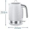 Russell Hobbs Inspire White Jug Kettle Dimensions