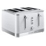 Russell Hobbs Inspire White 4 Slice Toaster