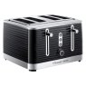 Russell Hobbs Inspire Black 4 Slice Toaster