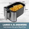 Digital Double Drawer Air Fryer 9L Drawer Capacity