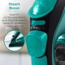 Tower Ceraglide Cordless Iron Teal steam boost