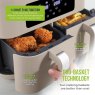 Tower Dual Basket Vortx Air Fry Latte Dual Basket