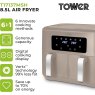 Tower Dual Basket Vortx Air Fry Latte Specs