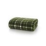 Deyongs Snuggle Touch Tartan Throw Olive