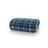 Deyongs Snuggle Touch Tartan Throw Petrol