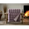 Deyongs Fernley Faux Fur Throw Purple Lifestyle