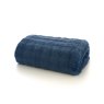 Deyongs Fernley Faux Fur Throw Dark Blue