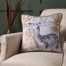 D&D Lodge Forest Animals Filled Cushion Grey Lifestyle