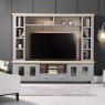 Aldiss Own Chatsworth Oak Extra Large TV Unit Top and Bottom