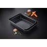 Tower Precision Plus Roasting Pan medium and large stacked together