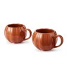 Wade Set Of 2 Orange Pumpkin Mugs