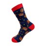 Eco Chic Navy Hedgehog Eco-Friendly Bamboo Socks