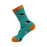 Eco Chic Blue Puffin Eco-Friendly Bamboo Socks