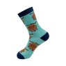 Eco Chic Blue Highland Eco-Friendly Bamboo Socks