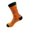 Eco Chic Orange Giraffes Eco-Friendly Bamboo Socks