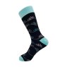 Eco Chic Black Bikes Eco-Friendly Bamboo Socks