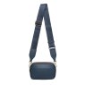 Alice Wheeler Nappa Madrid CrossBody Bag Navy full strap