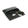 Alice Wheeler Nappa Rome Glasses Case Black In use