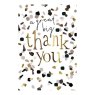 Paper House Thank You Gold Type With Confetti Cards