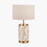 Pacific Carrara Natural Stone Effect Ceramic Table Lamp