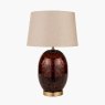 Pacific Lucien Tortoiseshell Glass Tall Table Lamp