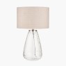 Pacific Elysia Bubble Glass And Silver Metal Table Lamp