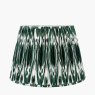 Pacific Izara Race Green Ikat Mushroom Pleat Tapered Shade Small