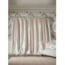 Laura Ashley Loretta Velvet Pale Truffle Curtains closed