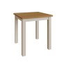 Hastings Small Dining Table And 4 Chairs In Stone angled image of the table on a white background