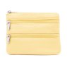 Golunski Sheepskin Coin Purse Yellow