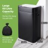 Tower Ozone 60L Sensor Black Bin Dimensions