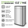 Tower Ozone 60L Sensor Stainless Steel Bin Features