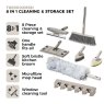 Tower Tower 8 Piece Cleaning & Storage Set Latte